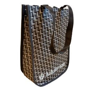Lululemon shopping tote bag Small brown Holiday Design